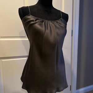 Brochu Walker Charcoal Silk Camisole sz P